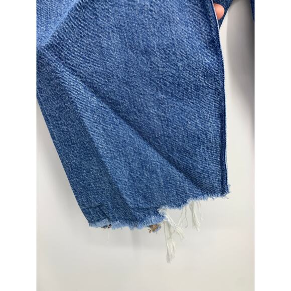 American Eagle Outfitters Womens Frayed Hem Mom Jeans Size 12/ 31W NEW - Picture 5 of 14